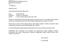 contoh surat perkenalan perusahaan