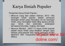 Contoh Artikel Ilmiah Populer