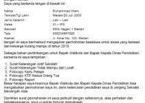 Contoh Surat Permohonan Resmi