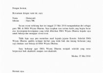 contoh surat pengunduran diri